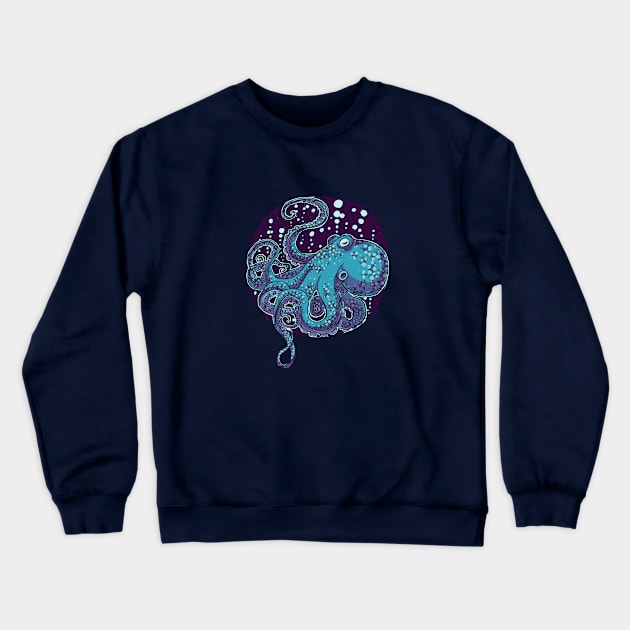 Octopus Crewneck Sweatshirt by Tacaret